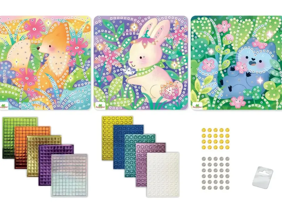 STICK'N FUN - S - MOSAIQUES - LES ANIMAUX DOUX