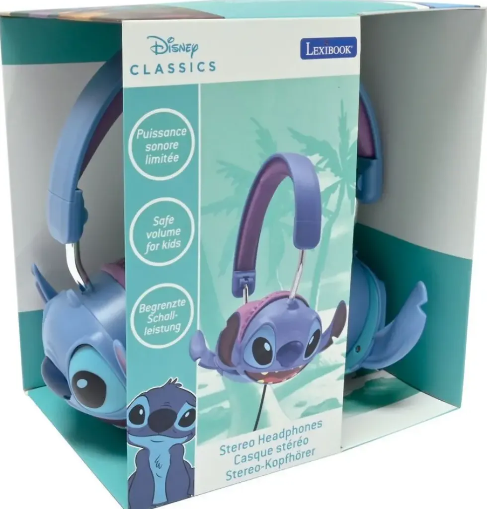 STITCH -CASQUE STEREO FILAIRE PLIABLE LIMITATION DE VOLUME