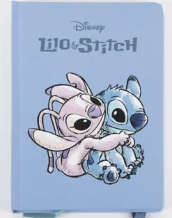 STITCH ET ANGEL - CARNET AUTOCOLLANTS ET STYLO