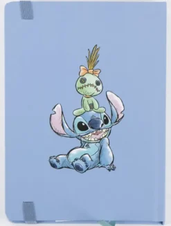 STITCH ET ANGEL - CARNET AUTOCOLLANTS ET STYLO