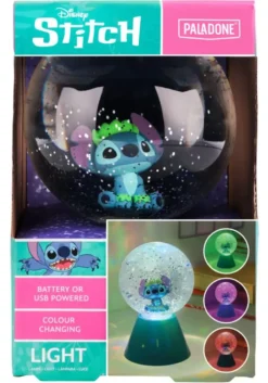 STITCH - LAMPE LED BOULE A PAILLETTES