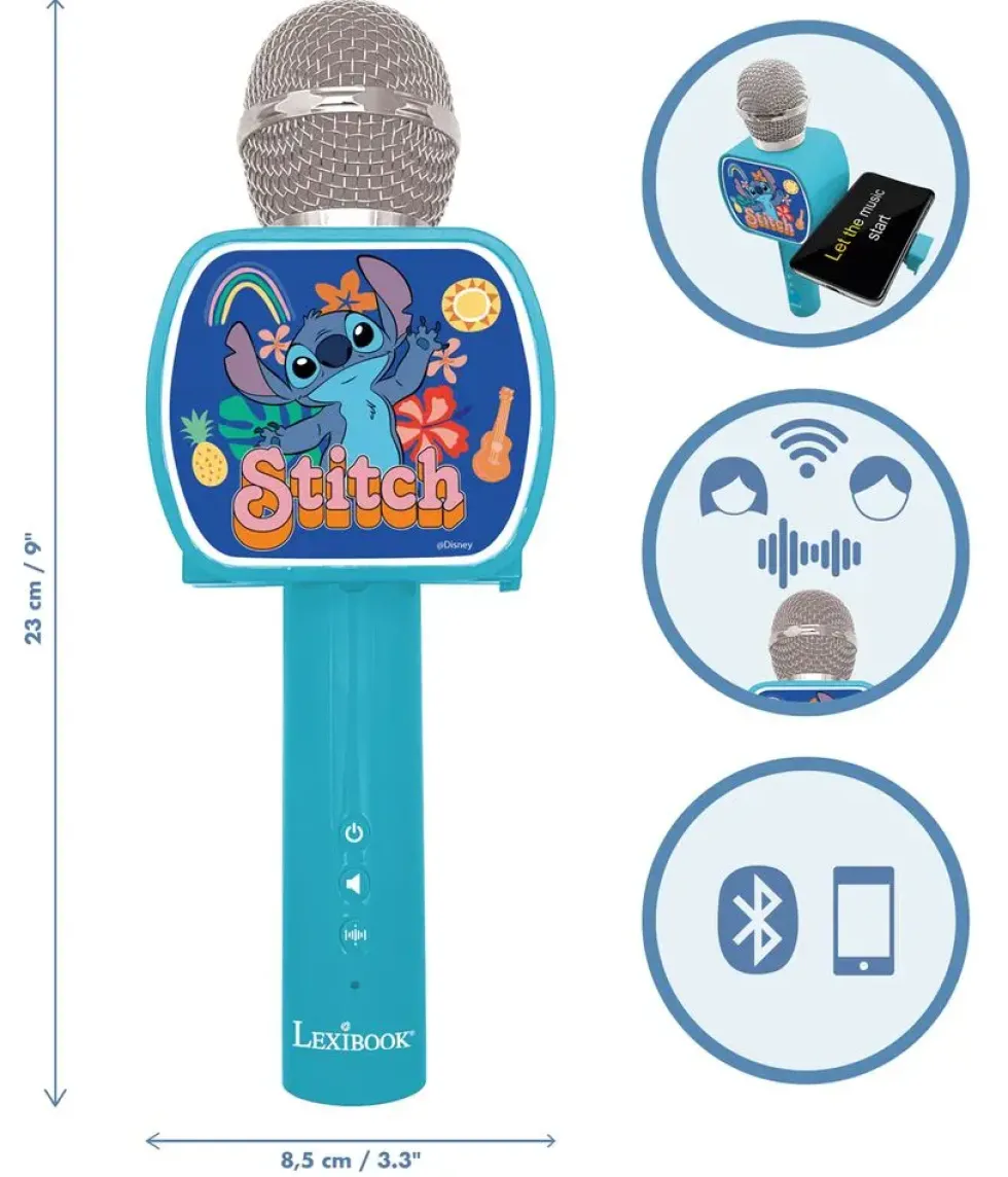 STITCH- MICROPHONE SANS FIL AVEC ENCEINTE BLUETOOTH