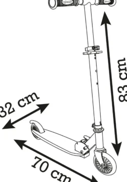 STITCH - PATINETTE 2 ROUES PLIABLE