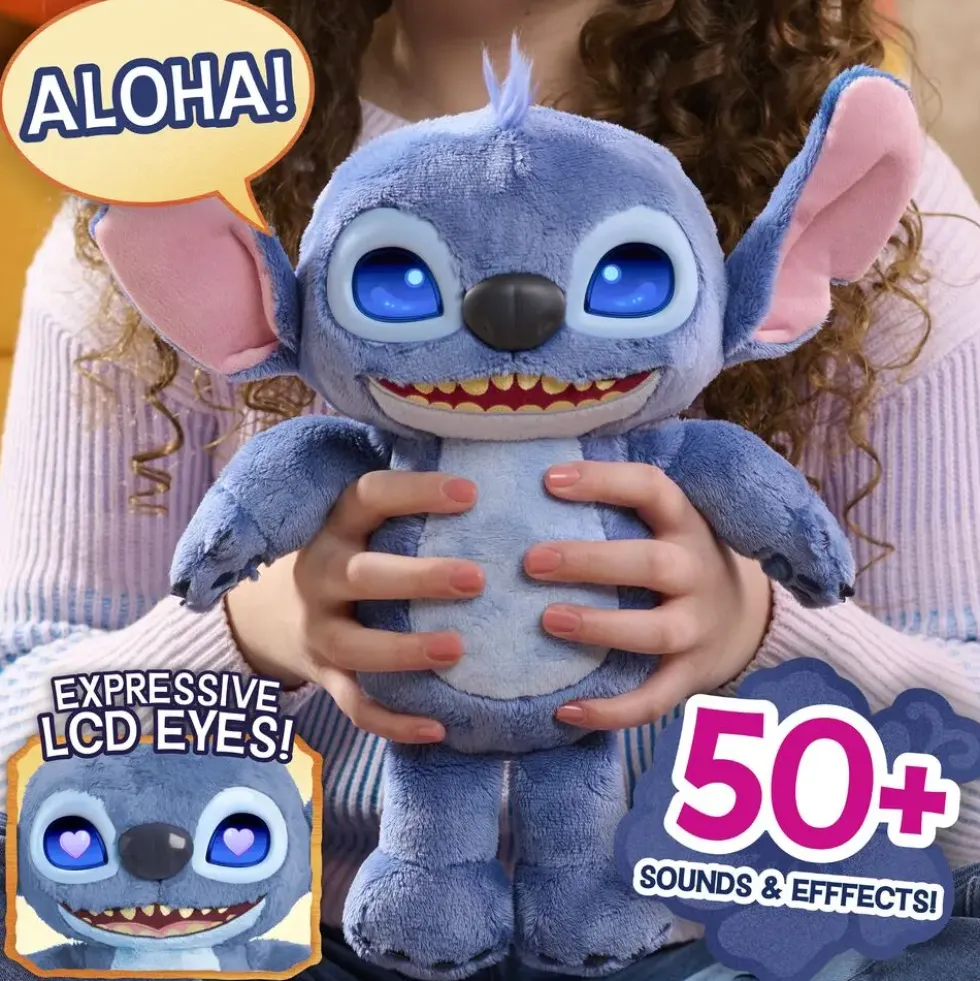 STITCH - PELUCHE MANY MOODS 30 CM - LIVE ACTION