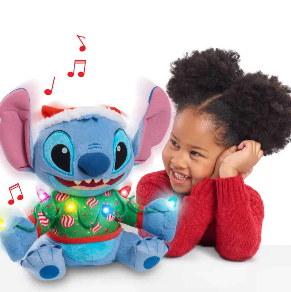 STITCH - PELUCHE NOEL LUMINEUSE