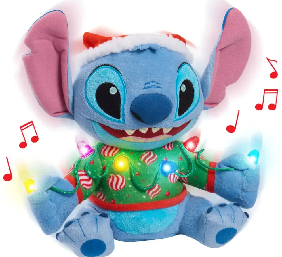 STITCH - PELUCHE NOEL LUMINEUSE