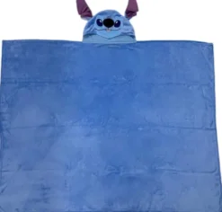 STITCH -PLAID POLAIRE CAPUCHE