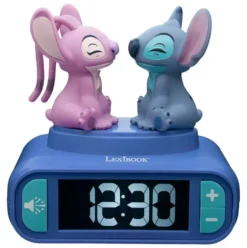 STITCH - REVEIL VEILLEUSE STITCH ET ANGEL AVEC EFFETS SONORES ET MUSIQUES