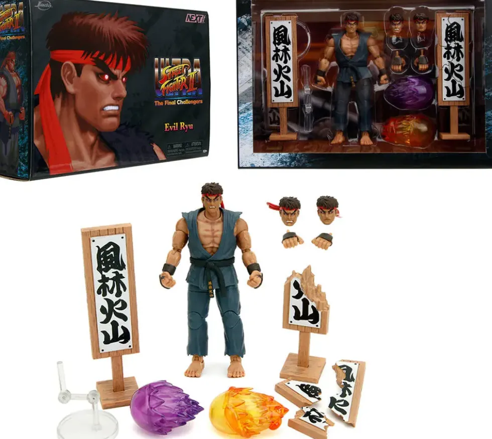 STREET FIGHTERS - FIGURINE RYU ARTICULEE 15 CM