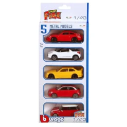 1/43 STREET FIRE - PACK DE 5 VEHICULES