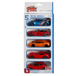 1/43 STREET FIRE - PACK DE 5 VEHICULES