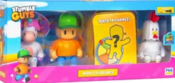 STUMBLE GUYS-PACK DE 4 MINI FIGURINES 8 CM