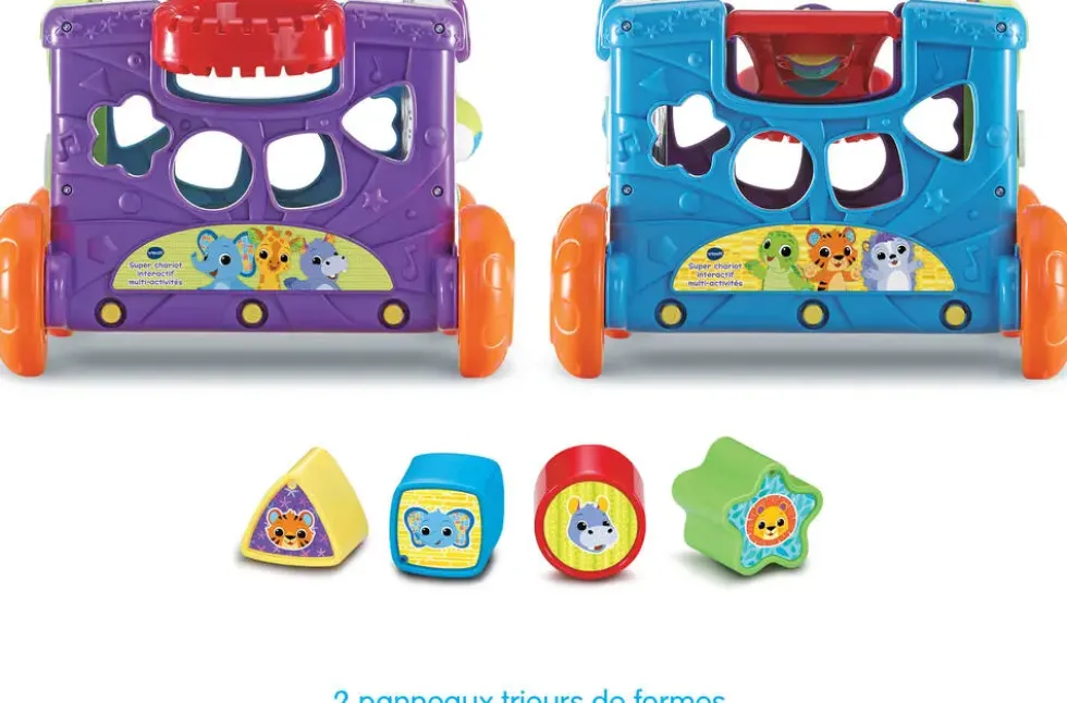 SUPER CHARIOT INTERACTIF MULTI-ACTIVITES