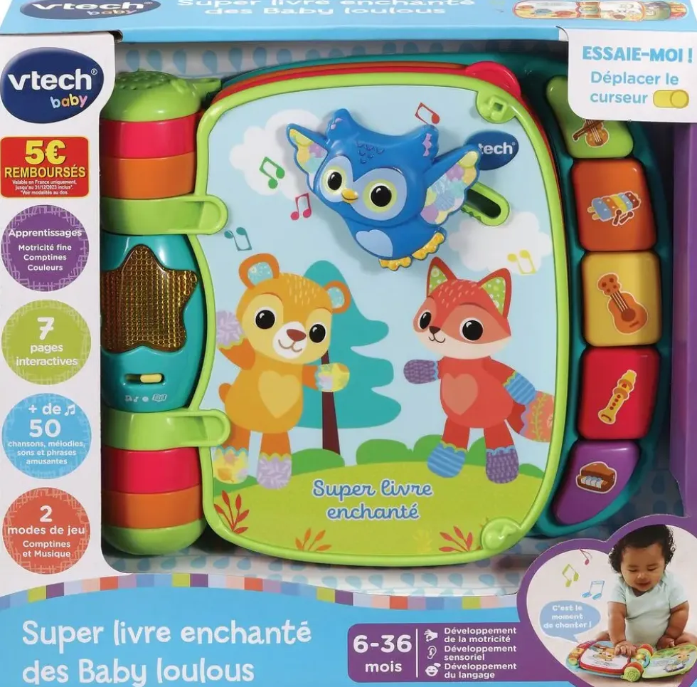 SUPER LIVRE ENCHANTE DES BABY LOULOUS BLEU