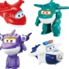 SUPER WINGS - COFFRET DE 4 FIGURINES TRANSFORMING 10 CM
