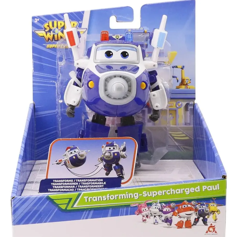 SUPER WINGS - FIGURINE TRANSFORMABLE SUPER CHARGE 12 CM