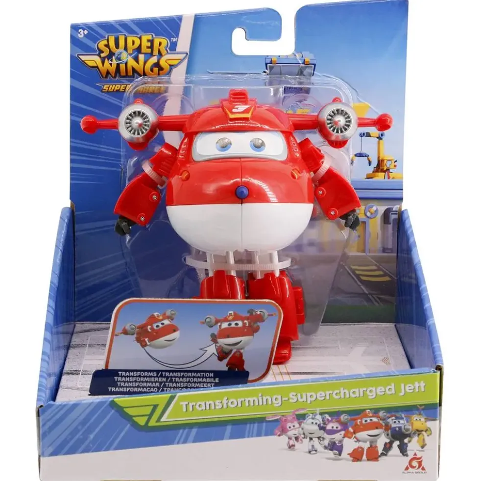 SUPER WINGS - FIGURINE TRANSFORMABLE SUPER CHARGE 12 CM