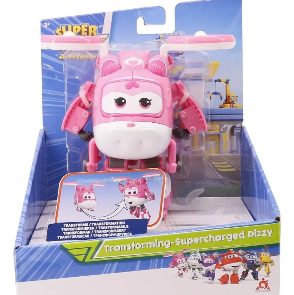 SUPER WINGS - FIGURINE TRANSFORMABLE SUPER CHARGE 12 CM