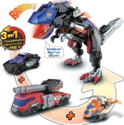 SWITCH ET GO COMBO - TRIO LE MEGA T-REX SOS 3 EN 1