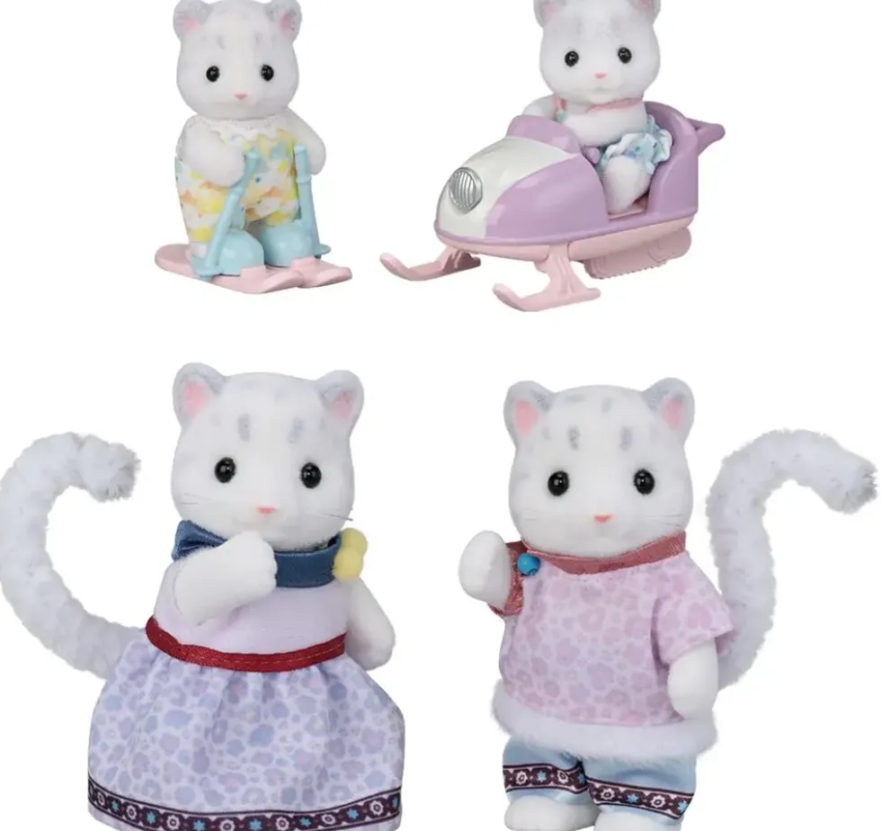 SYLVANIAN FAMILIES -LA FAMILLE PANTHERE DES NEIGES - SYLVANIAN FAMILLES