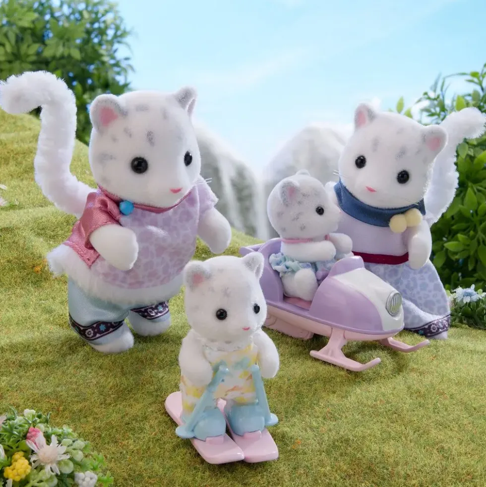SYLVANIAN FAMILIES -LA FAMILLE PANTHERE DES NEIGES - SYLVANIAN FAMILLES