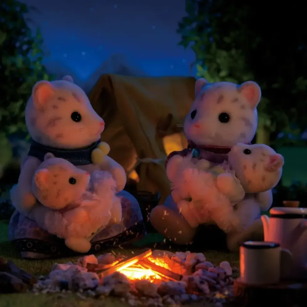 SYLVANIAN FAMILIES -LA FAMILLE PANTHERE DES NEIGES - SYLVANIAN FAMILLES