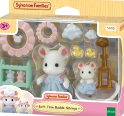 SYLVANIAN FAMILIES - LE BAIN DES FRERES SOURIS MARSHMALLOW - SYLVANIAN FAMILLES