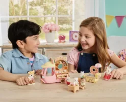 SYLVANIAN FAMILIES -LE CHARIOT DE DONUTS - SYLVANIAN SET BOUTIQUE
