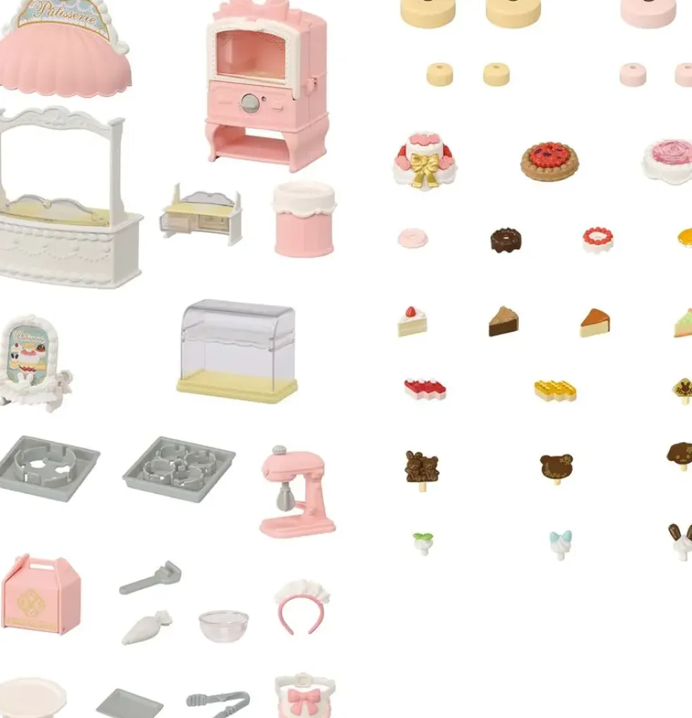 SYLVANIAN FAMILIES -LE COFFRET PATISSERIE -SYLVANIAN MEUBLES ET ACCESSOIRES