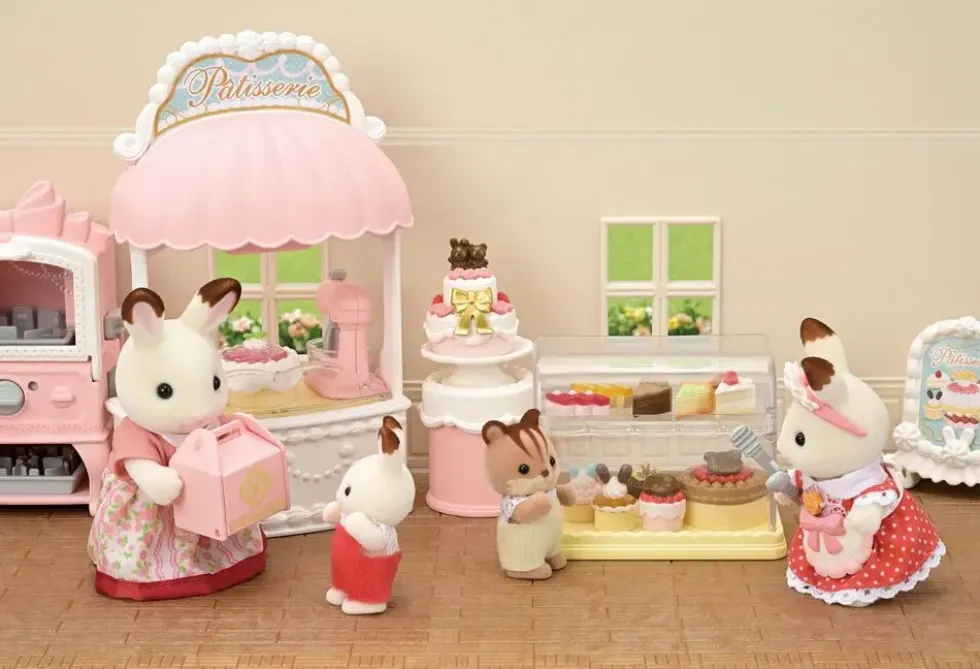 SYLVANIAN FAMILIES -LE COFFRET PATISSERIE -SYLVANIAN MEUBLES ET ACCESSOIRES