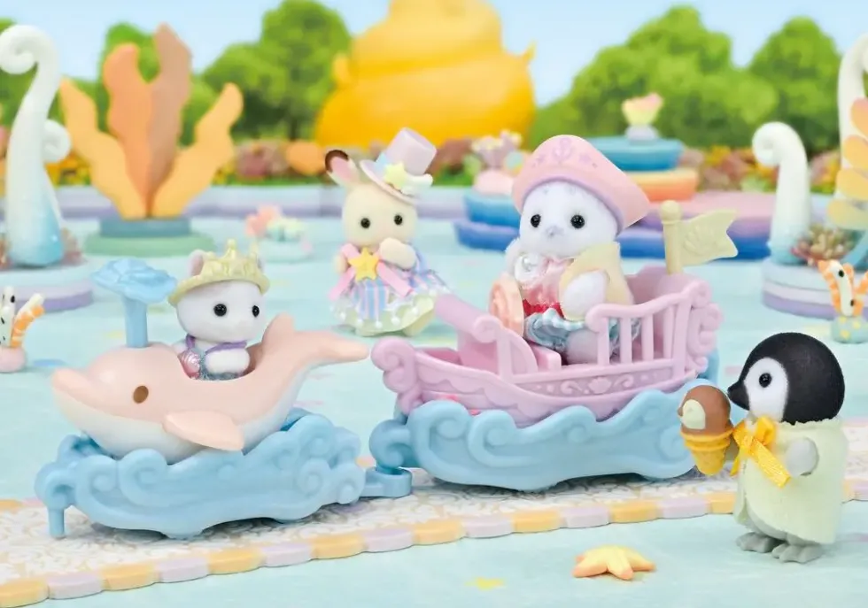 SYLVANIAN FAMILIES - LE PETIT TRAIN DE LA MER-SYLVANIANVEHICULES