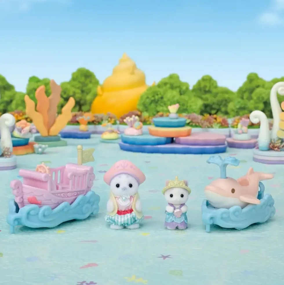 SYLVANIAN FAMILIES - LE PETIT TRAIN DE LA MER-SYLVANIANVEHICULES
