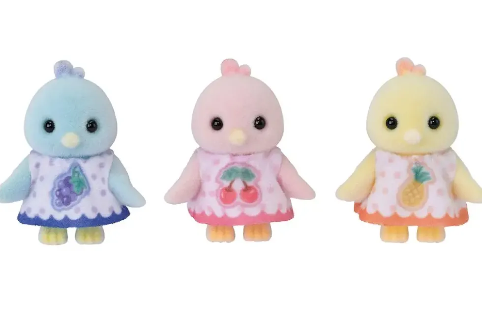 SYLVANIAN - LA FAMILLE OISEAU CITRUS -SYLVANIAN FAMILLES