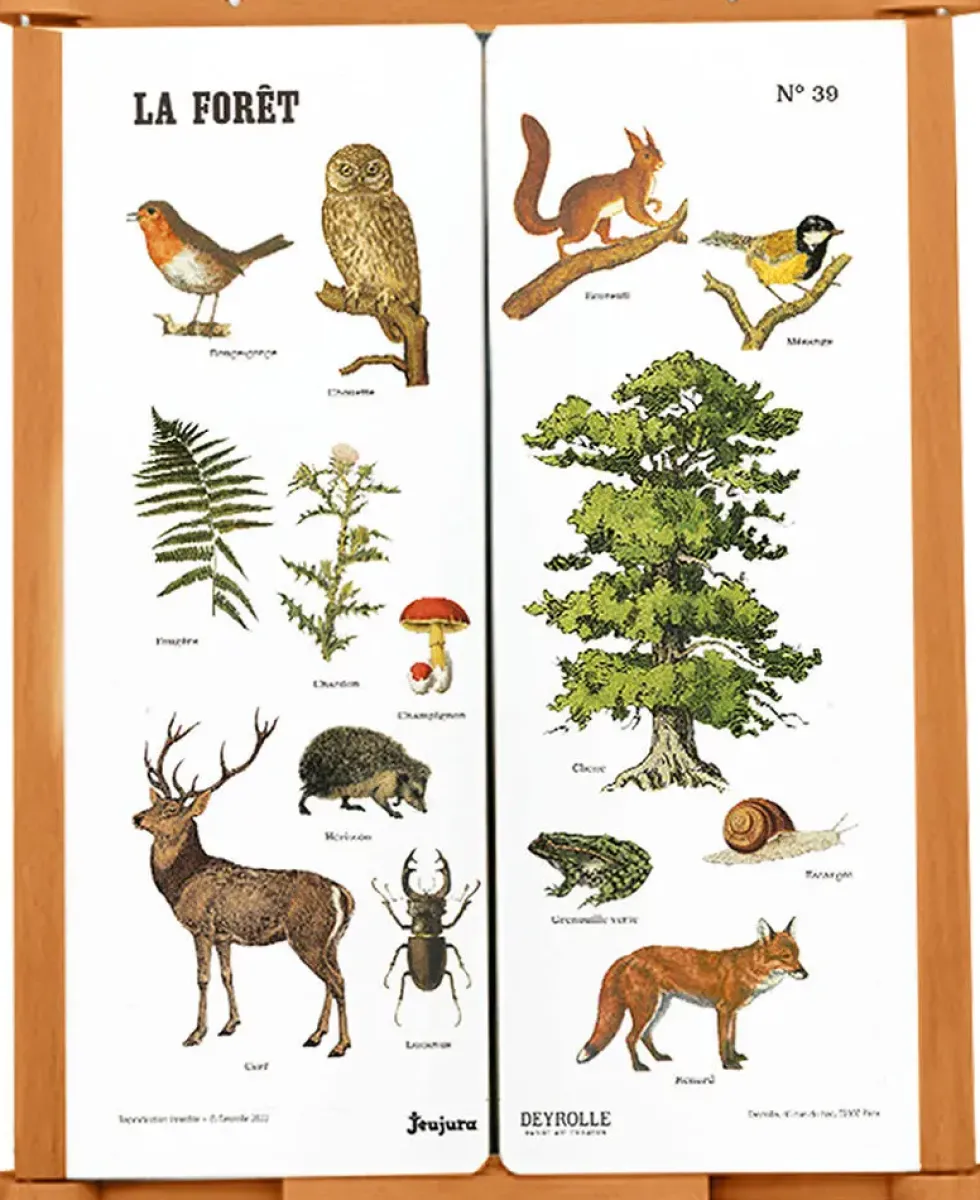 TABLEAU TRIPTYQUE LA FORET