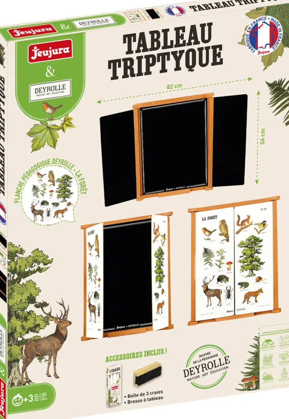 TABLEAU TRIPTYQUE LA FORET