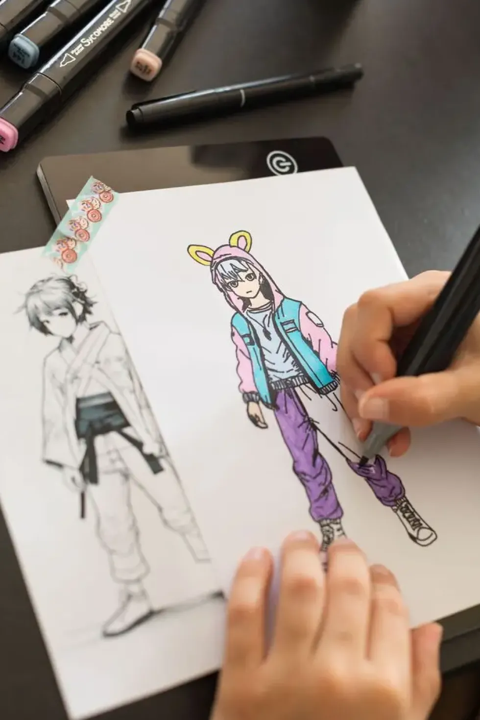 TABLETTE LUMINEUSE A5 - CREATION DE PERSONNAGES MANGA