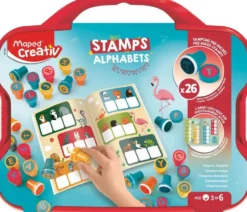 26 TAMPONS VALISETTE LETTRES