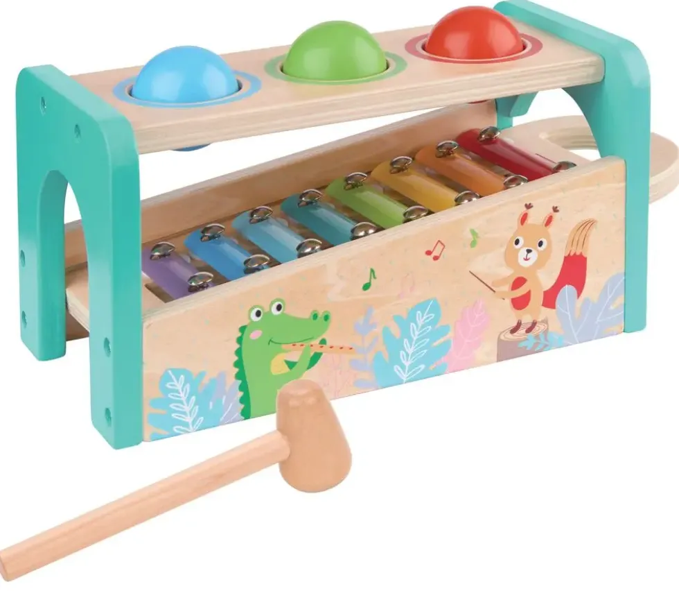 TAP' BALLES MUSICAL EN BOIS