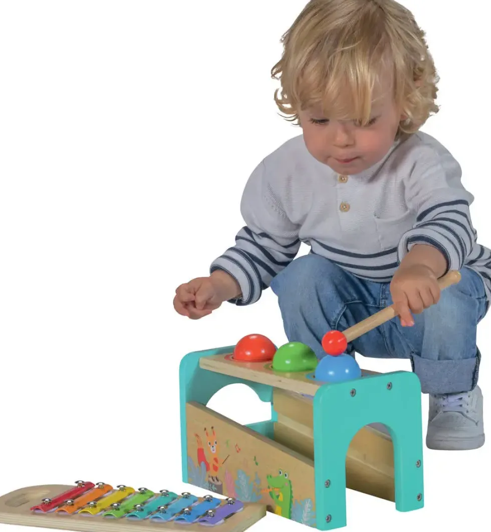 TAP' BALLES MUSICAL EN BOIS