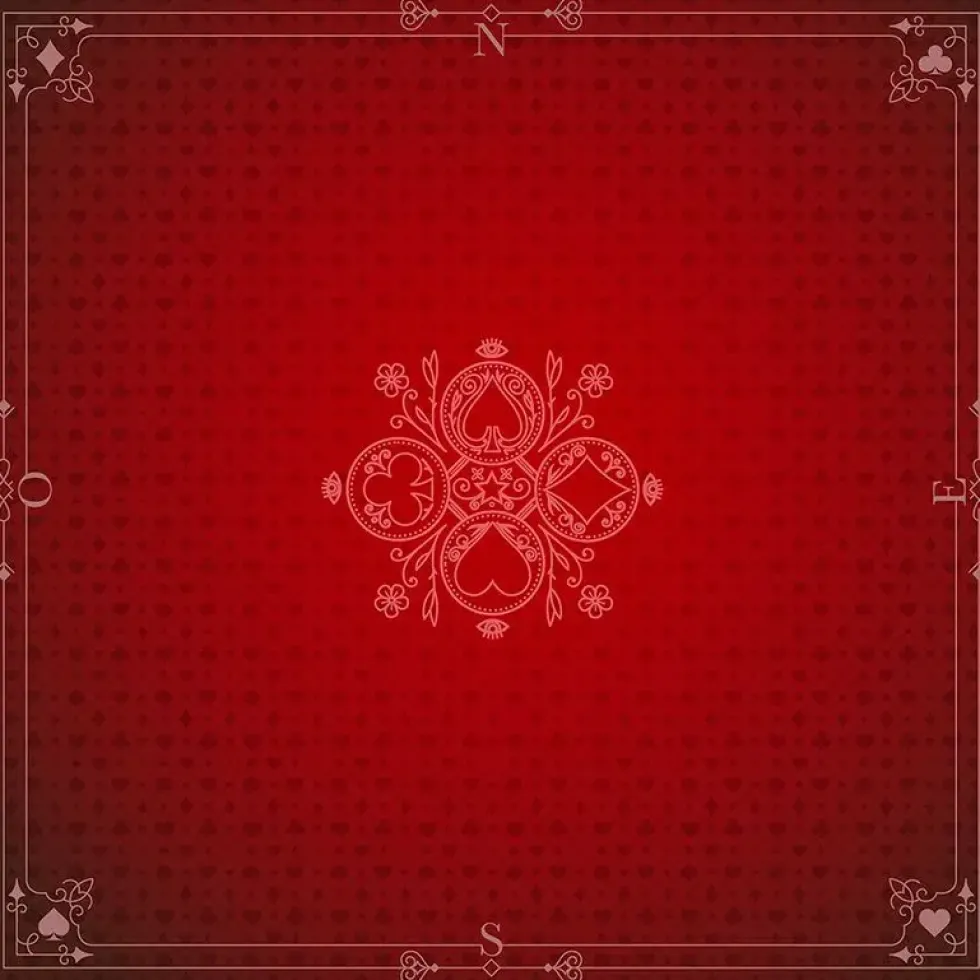 TAPIS DE JEU NEOPRENE - 60 X 60 CM - ROUGE