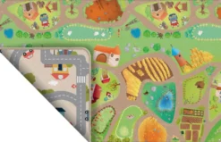 TAPIS REVERSIBLE VILLE & FERME