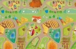 TAPIS REVERSIBLE VILLE & FERME