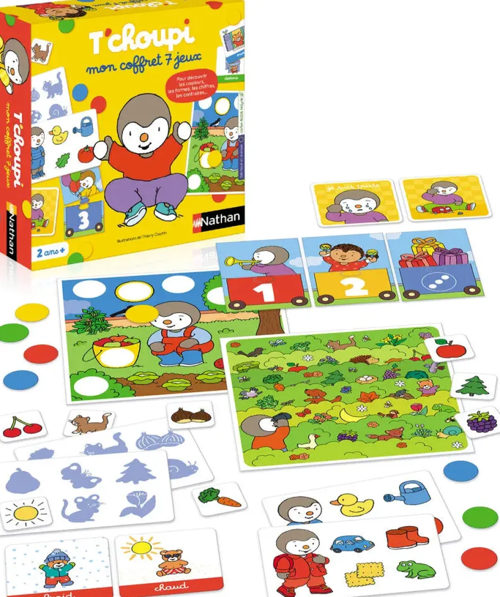 T'CHOUPI MON COFFRET 7 JEUX