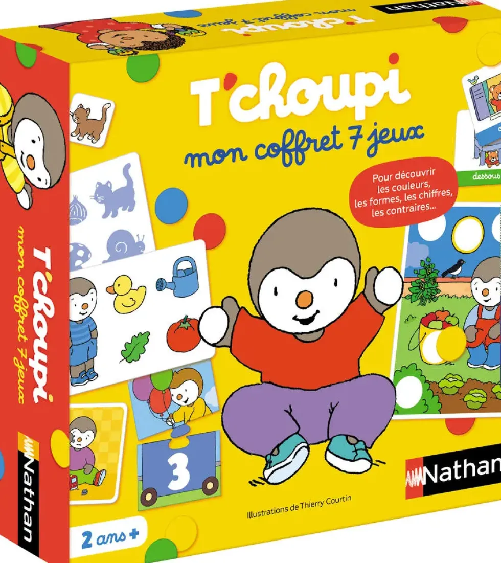 T'CHOUPI MON COFFRET 7 JEUX