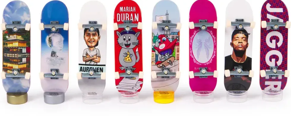 TECH DECK -COFFRET JEUX OLYMPIQUES PARIS 2024 - 8 FINGER SKATES