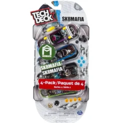 TECH DECK - PACK FINGER SKATES X4