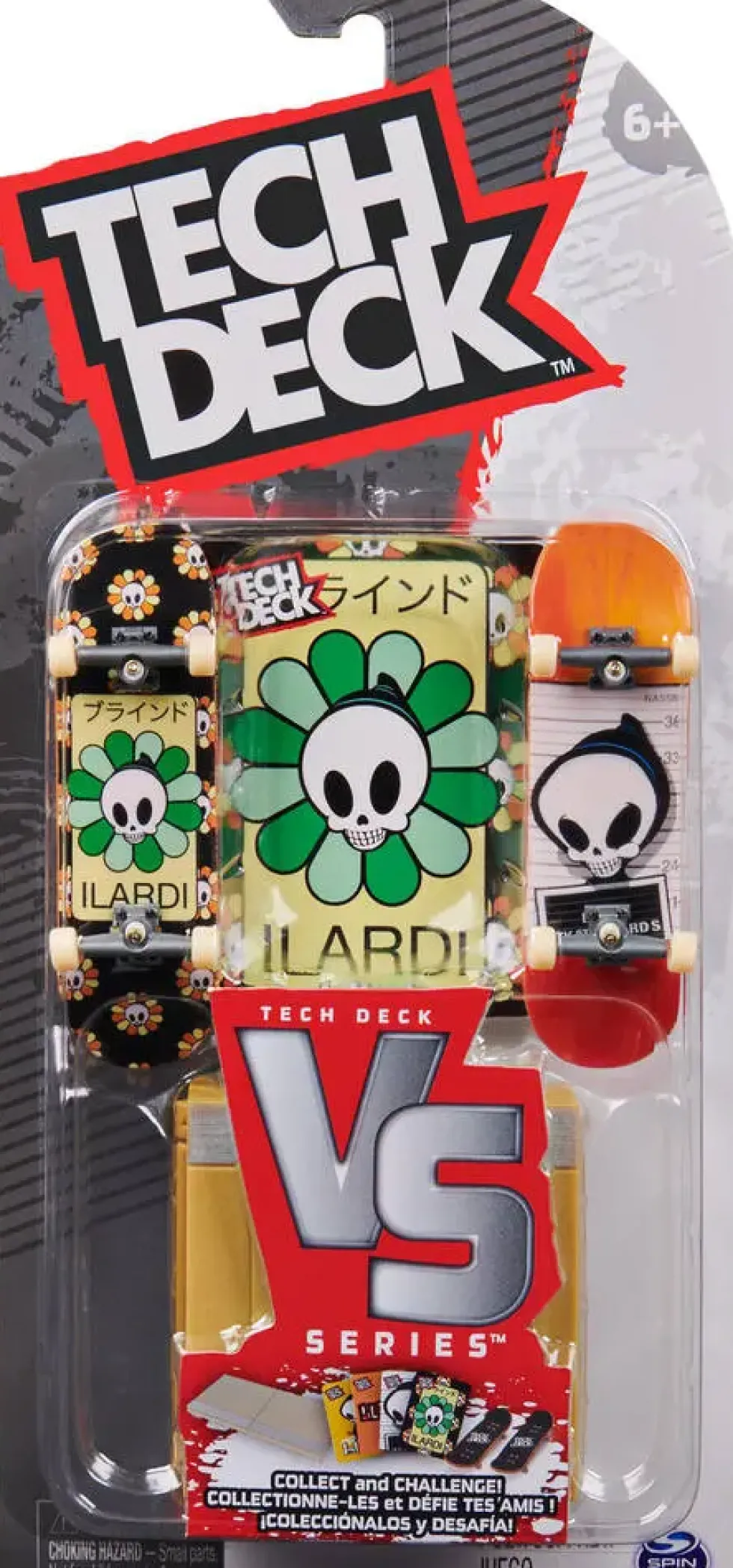 TECH DECK - PACK VERSUS 2 FINGER SKATES
