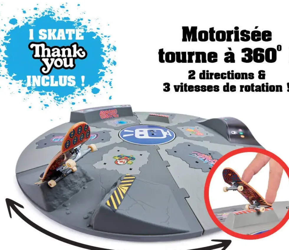 TECH DECK - RAMPE MOTORISEE SHREDLINE 360°