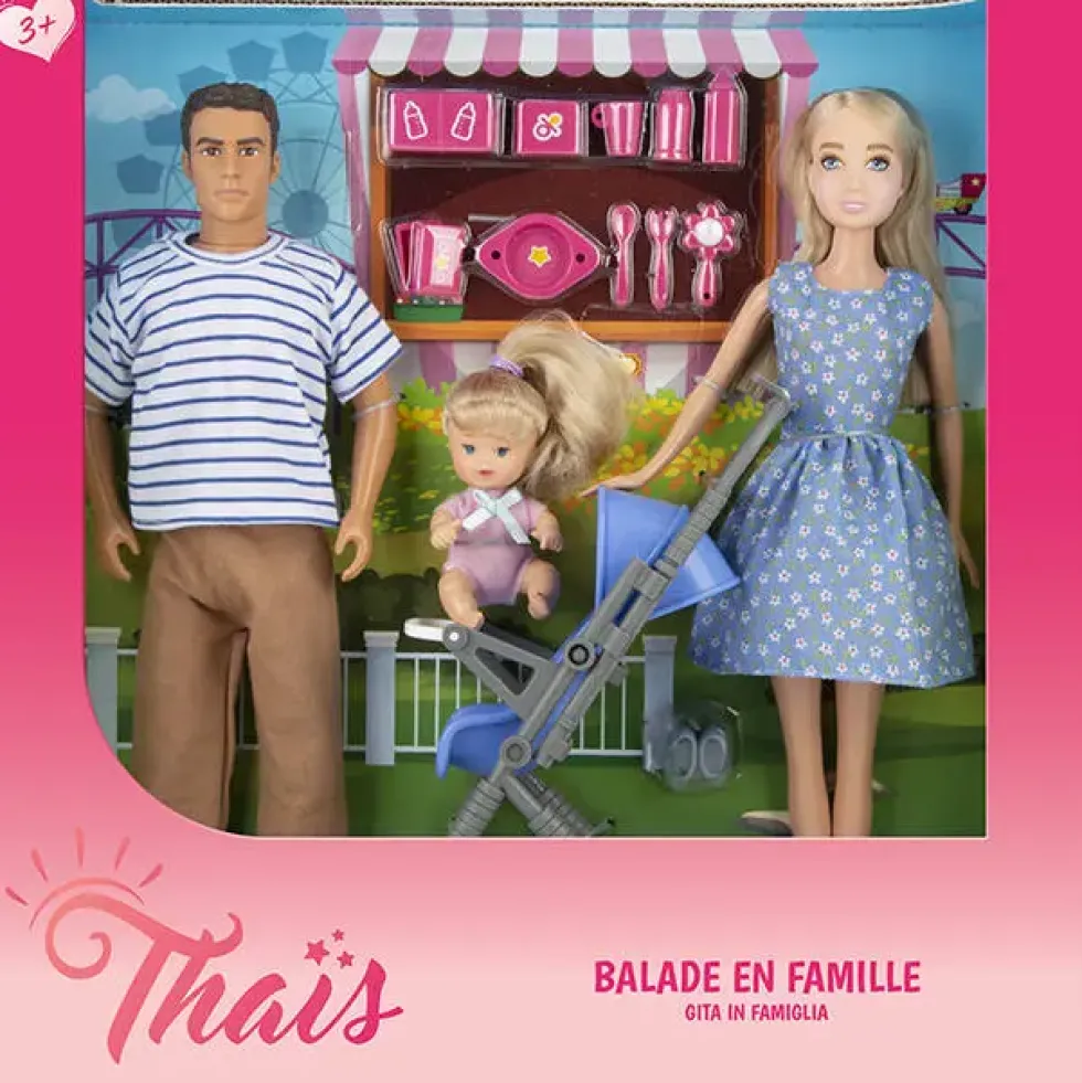 THAIS - POUPEE BALADE EN FAMILLE 29 CM