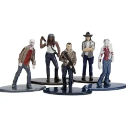 THE WALKING DEAD - PACK DE 5 FIGURINES NANO METALFIGS